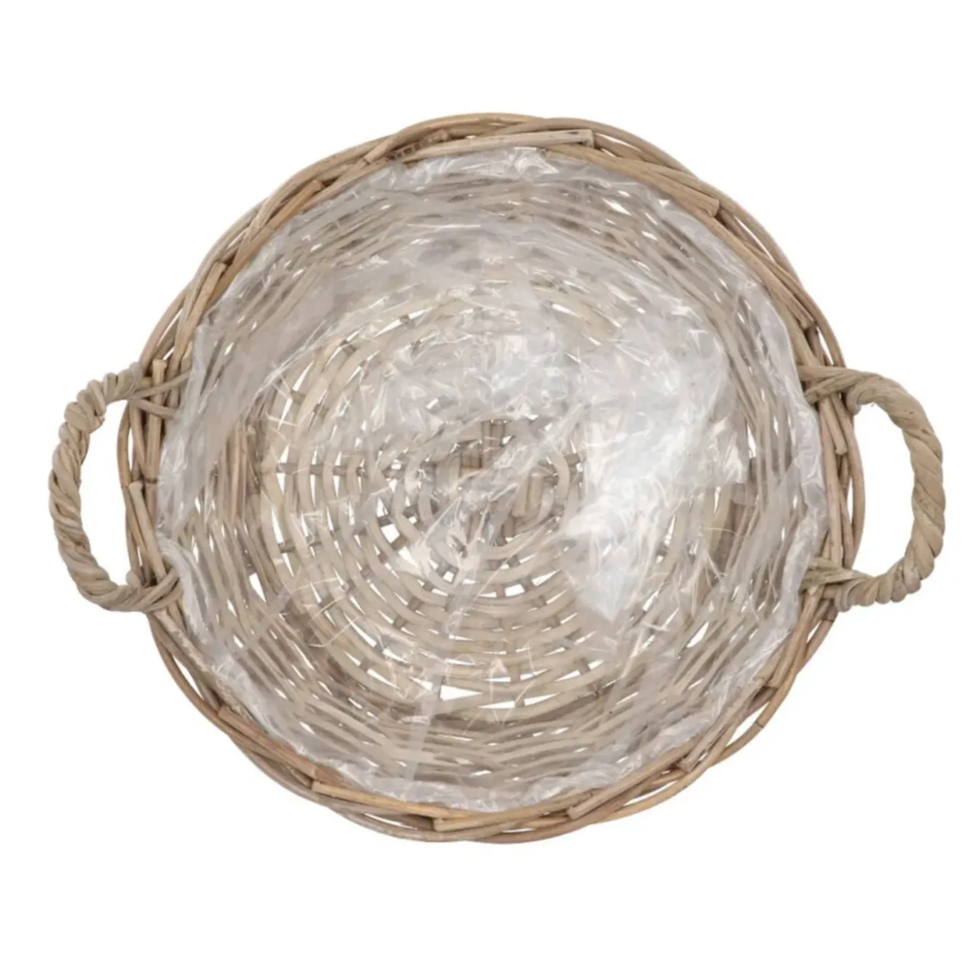 Dk Design Plantenmand - Ivy - Binnenzak - Rotan - B30 X H13 Cm