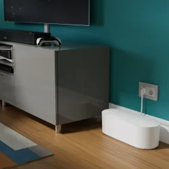 D-Line kabelbox opbergdoos voor 6-voudige stekkerdoos wit