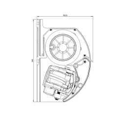 Domasol Knikarmscherm F10 - Antraciet - Doek D519 - Elektrisch - UV-bestendig - 500x300cm
