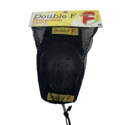 Double F Kniebeschermers Zwart Maat S
