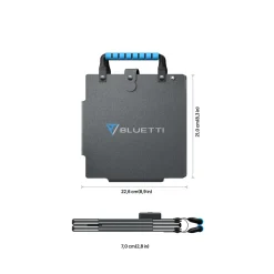 BLUETTI Draagbaar Zonnepaneel Pv60, 60 W - Voor Premium 30 V2/ac50p/ac2p Ac70p