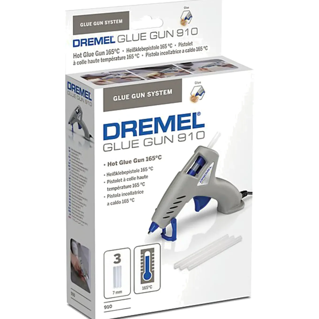 Dremel hetelijmpistool 910 3 lijmsticks