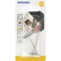 Dremel staalborstel 428JA multipack 19,2mm - 2 stuks)
