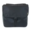 Dresco dubbele fietstas Basic Shopper zwart 26L