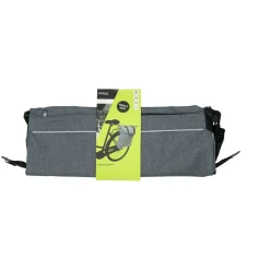 Dresco enkele fietstas grijs 18 liter