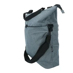 Dresco enkele fietstas grijs 18 liter