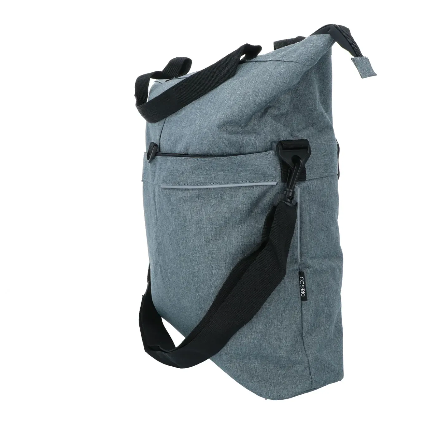 Dresco enkele fietstas grijs 18 liter
