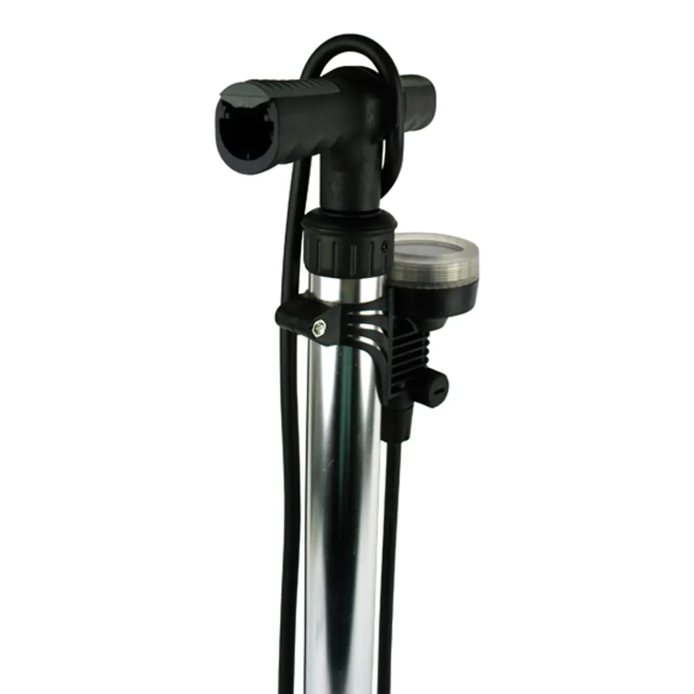 Dresco fietspomp met manometer 52cm