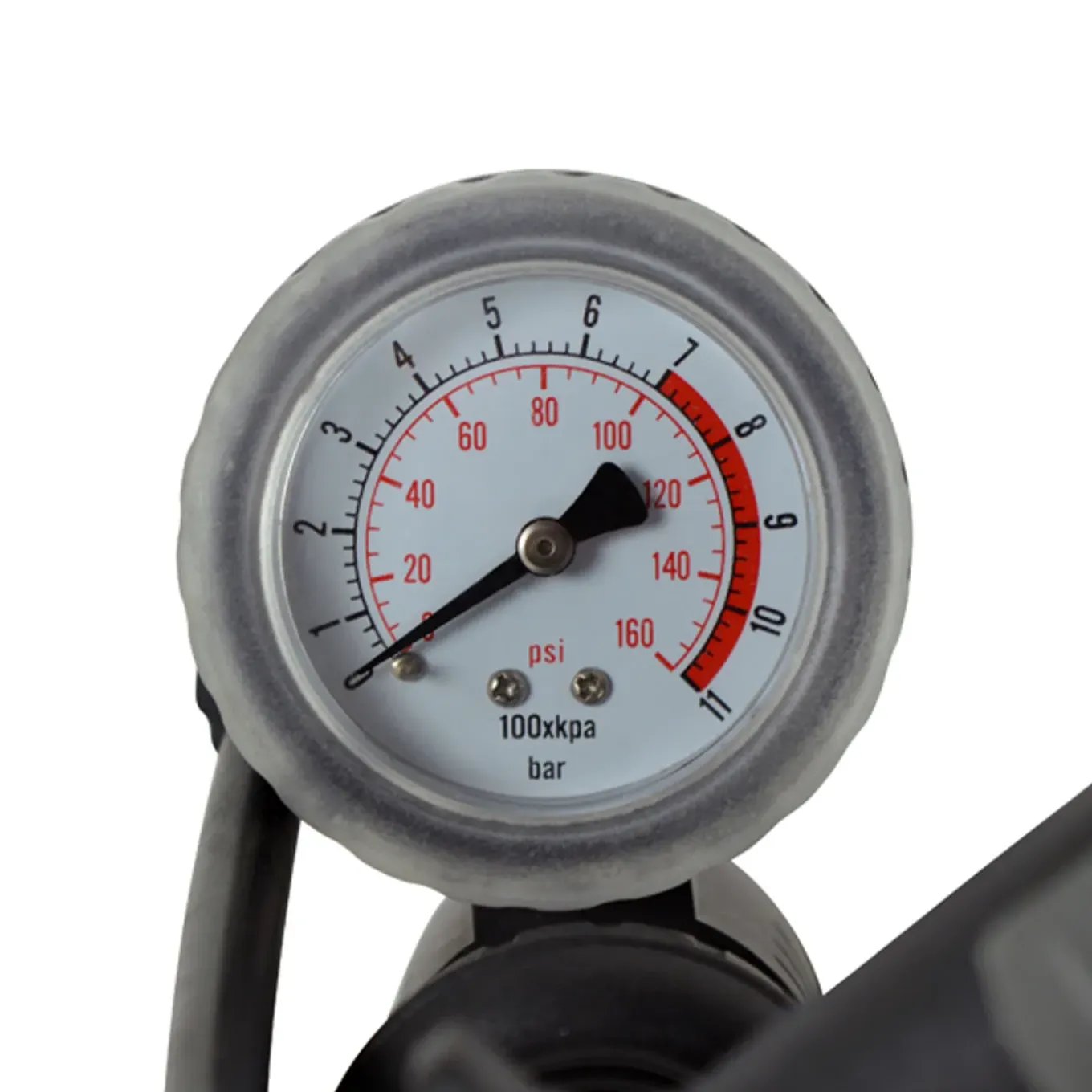Dresco fietspomp met manometer 52cm