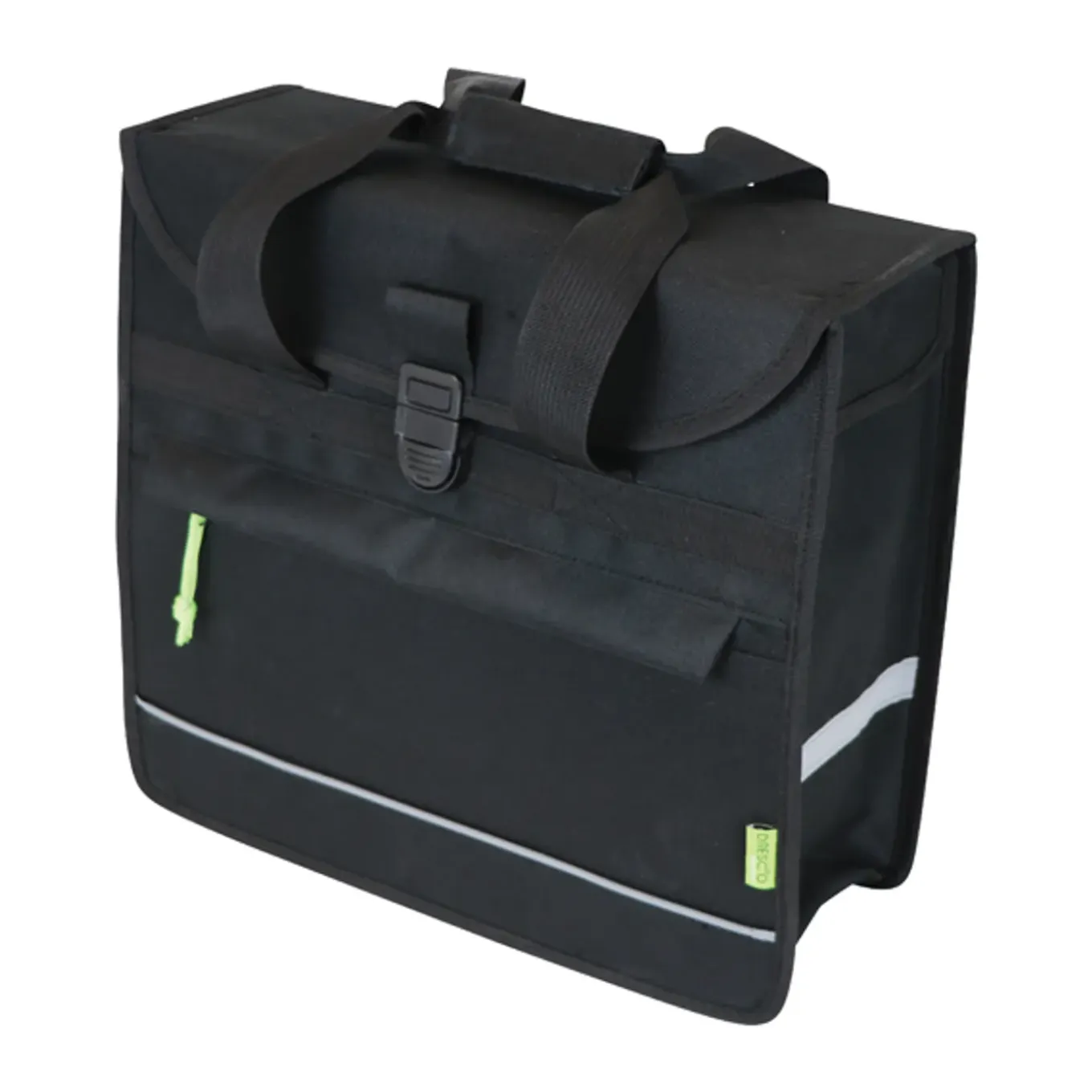 Dresco fietstas Basic Shopper zwart 20L