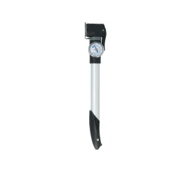 Dresco mini fietspomp met manometer 29,6cm