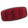 Dresco reflector rood/zwart 112x54mm