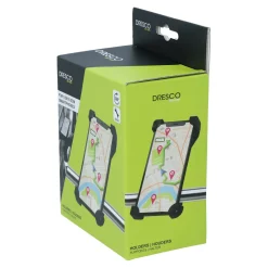 Dresco smartphone houder fiets EZ Grip zwart