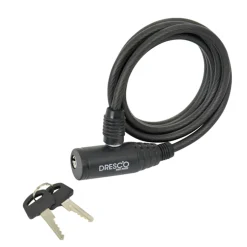 Dresco spiraalkabelslot 150cm, Ø6mm