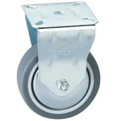 Dorner Helmer Dörner Helmer Vast Wiel Voor Meubels - Voor Parket - Kunststof - met plaat - diam. 100mm
