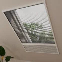 Radeco Dtch Dakraam Duo Plissé Hor Verduisterend - Combi - Grijs - 80 X 120 Cm