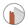 Dumaplast Dumaclin multifunctioneel profiel gevelbekleding T11 grijs 2,5m