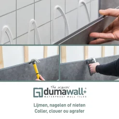 Dumaplast wandbekleding Dumawall+ Calacatta 37,5x65cm