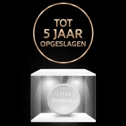 Duracell Knoopcelbatterijen Lr44 4st.