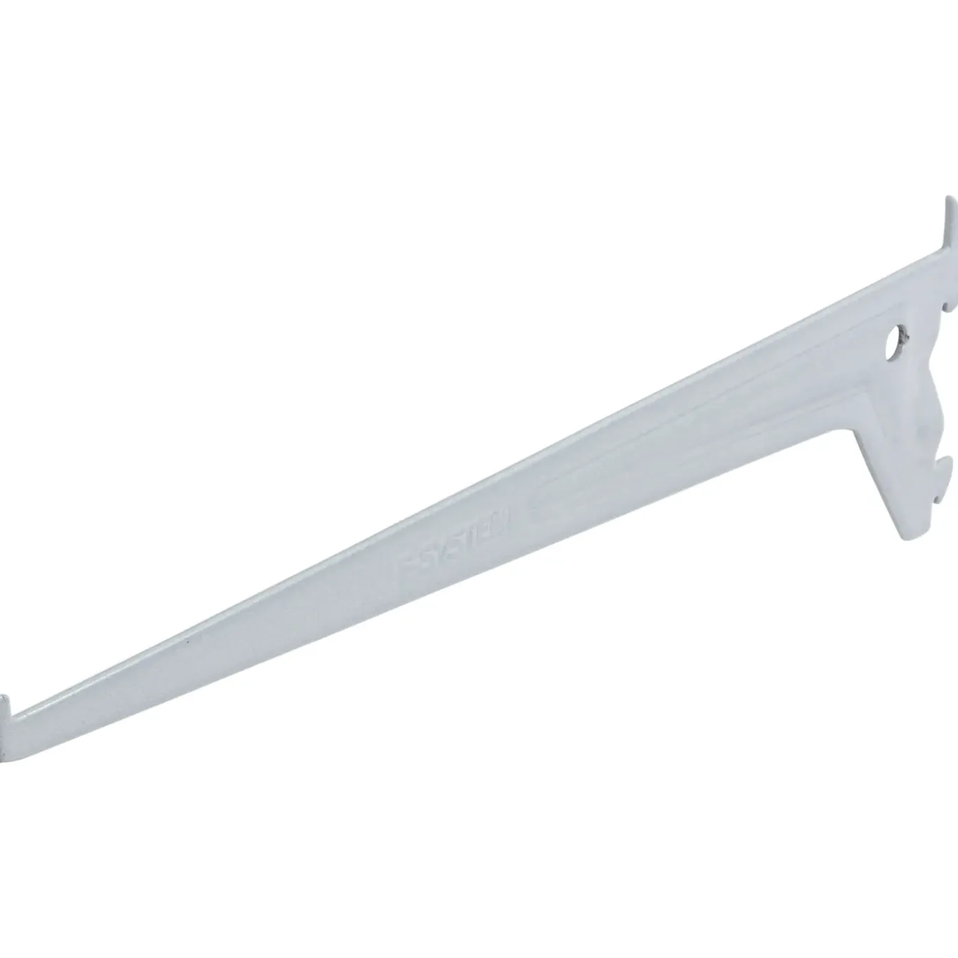 Duraline f-drager enkel mat zilver 30cm