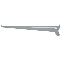 Duraline f-drager enkel mat zilver 40cm