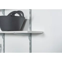 Duraline f-drager enkel mat zilver 20cm