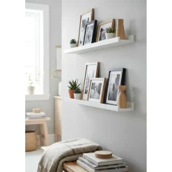 Duraline fotoplank wit gelakt 80x3x9cm