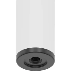 Duraline meubelpoot rond staal 3x70cm wit