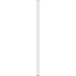 Duraline meubelpoot rond staal 3x70cm wit