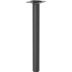 Duraline meubelpoot rond staal 3x30cm zwart