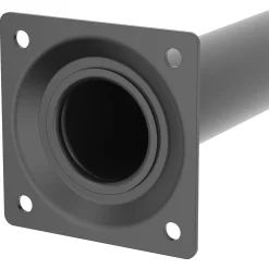 Duraline meubelpoot rond staal 3x30cm zwart