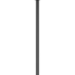 Duraline meubelpoot rond staal 3x70cm zwart