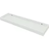 Duraline moderne verdiepte wandplank wit 9003 60x4x15cm