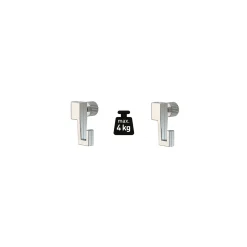 Duraline Ophanghaken voor schilderijen PHS S/2 - voor Click+Top+Up rail - 4kg - staal - 2 stuks