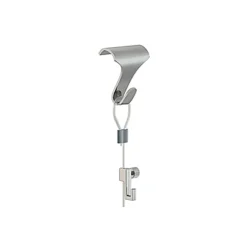 Duraline Ophangset Gallery - Perlonkoord + Haak - Transparant/Staal - 4kg