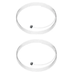 Duraline Perlonkoord + haak PHS S/2 - Rail Click+Top+Up - 4kg - transparant - 2 stuks