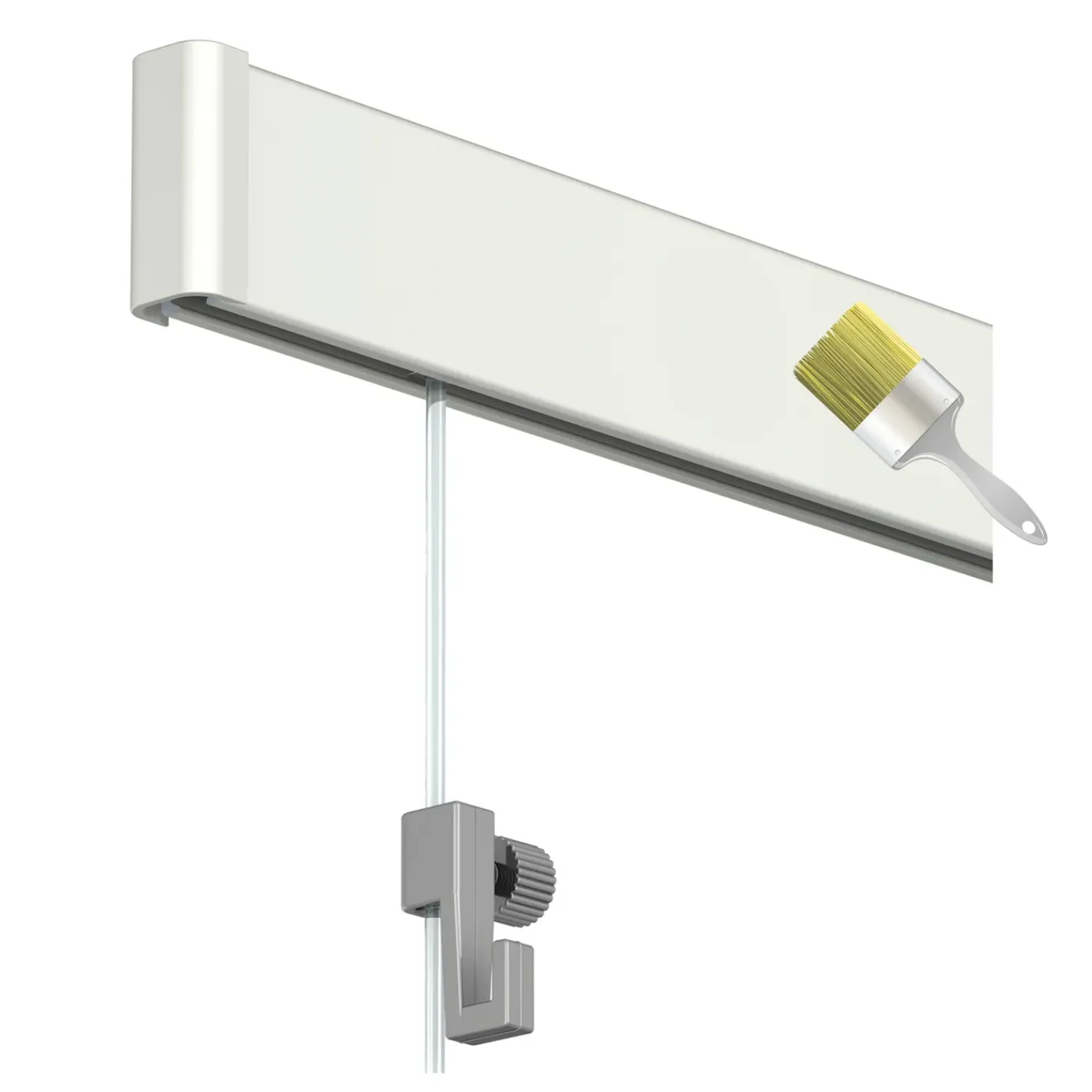 Duraline PHS click rail compleet wi t400cm