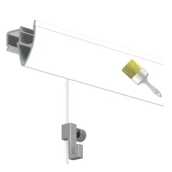 Duraline PHS up rail compleet wit primer 200cm