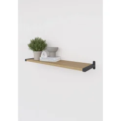 Duraline plankdrager Modern L+R S2 mat zwart 20mm23,85cm