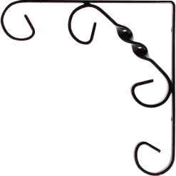Duraline plankdrager Ornament zwart 15x15cm