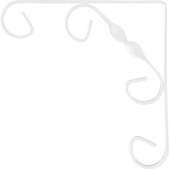 Duraline plankdrager Ornament wit 15x15cm