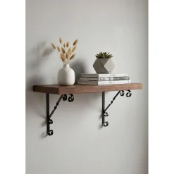 Duraline plankdrager Ornament zwart 20x20cm
