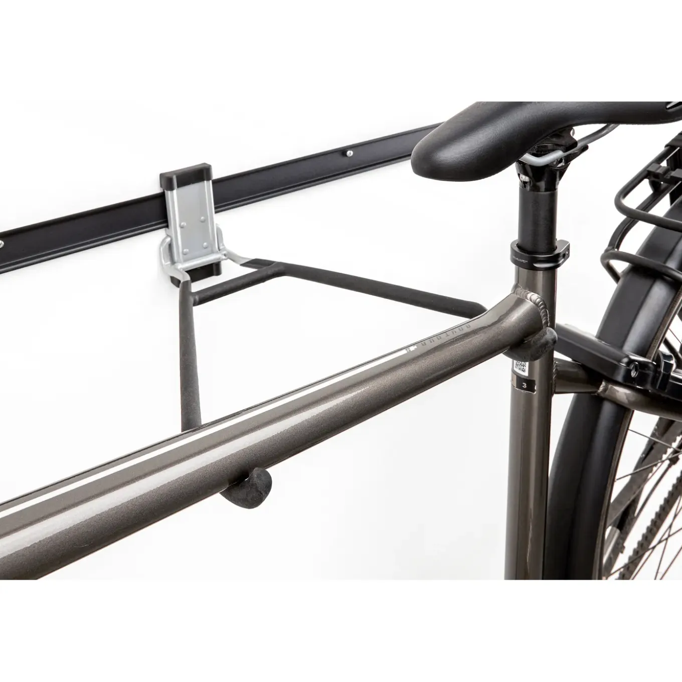 Duraline Track haak voor fiets mat zilver