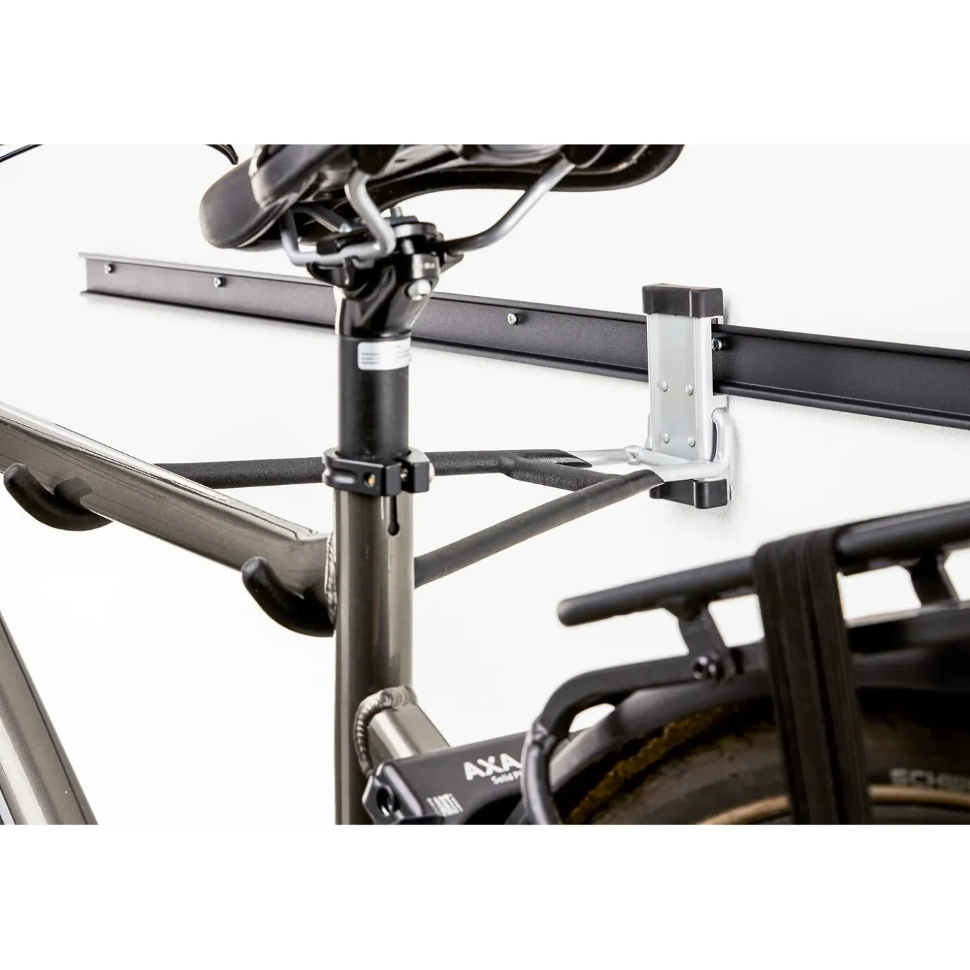 Duraline Track haak voor fiets mat zilver