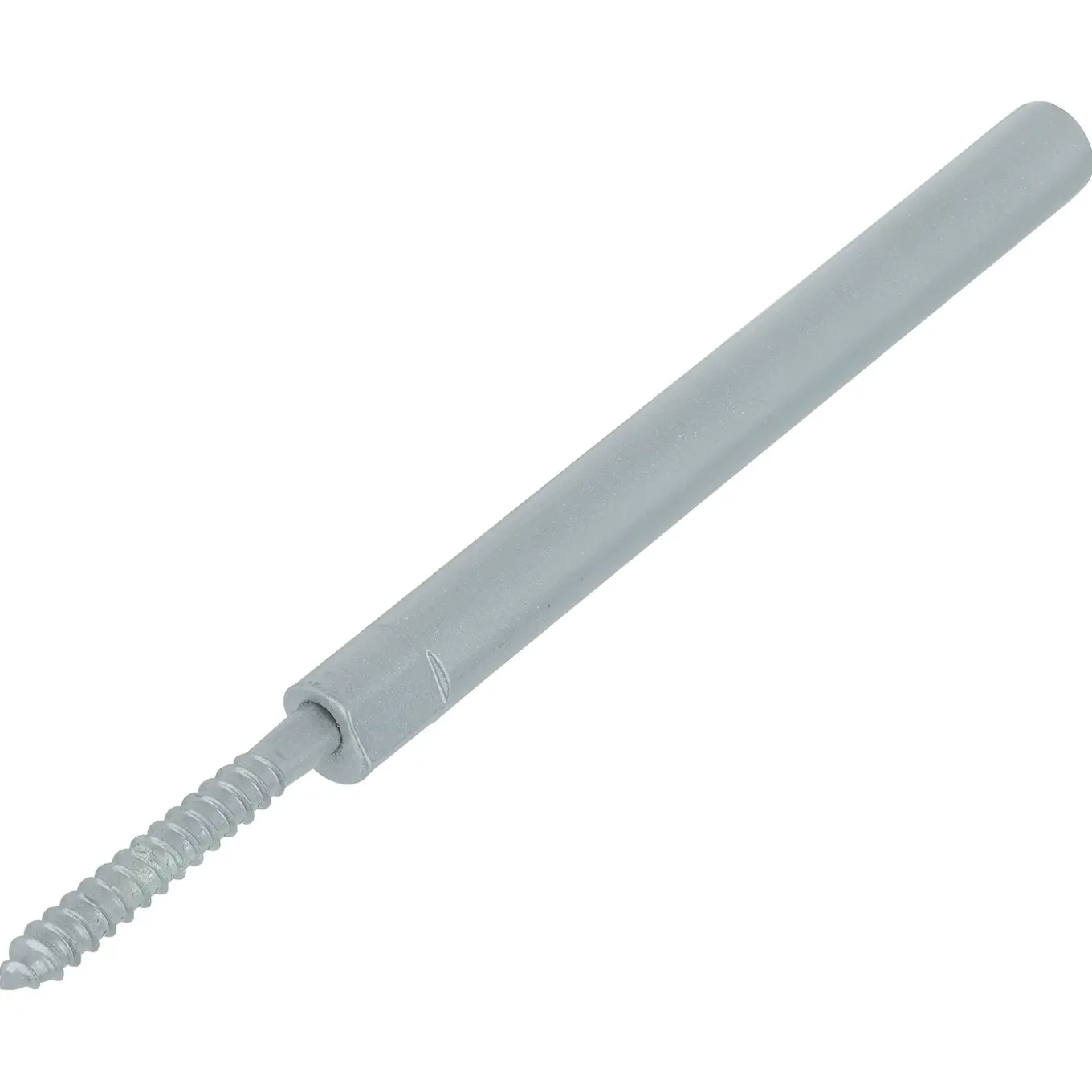 Duraline wandplankdrager pin mat zilver 1,2x12,5cm - 2 stuks