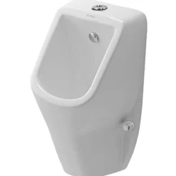 Duravit D-code Urinoir - Met Boveninlaat - Met Bevestiging - Zonder Spoelrand - Met Sproeikop En