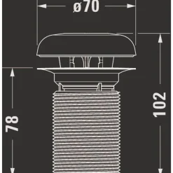Duravit Durastyle Urinoir Geurafsluiter - Met Geursteen