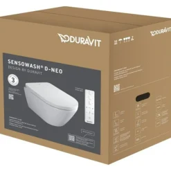 Duravit Sensowash D-neo Compact Douche-wc – Verwarmde Zitting & Nachtlicht – Wit