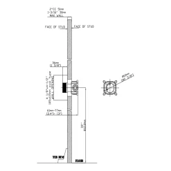 Dutchline Single Grip Afbouwdeel Inbouwkraan - Chroom