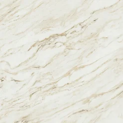 Easy Décor Vliesbehang Carrara Marmer - Wit - Goud - 10,05m x 52cm